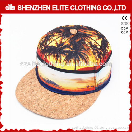 Stylish Custom Full Printed Sublimation Flat Baseball Caps